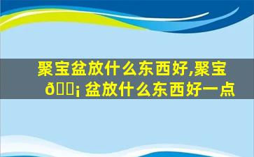 聚宝盆放什么东西好,聚宝 🐡 盆放什么东西好一点